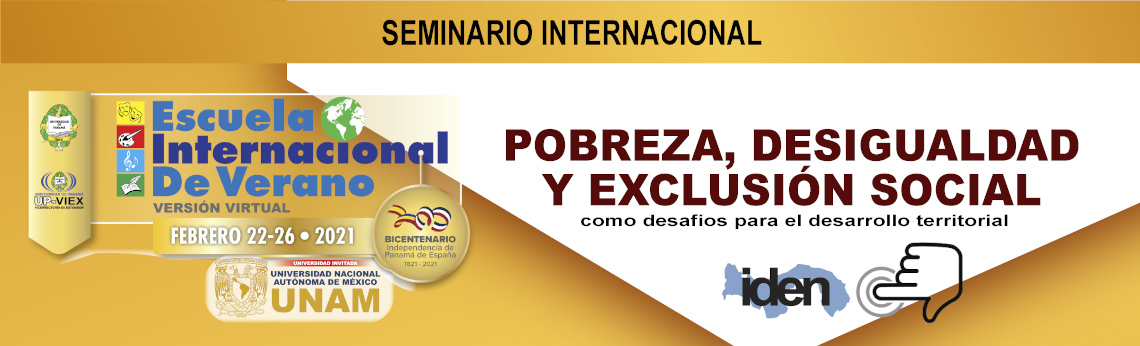 Seminario Internacional: Pobreza, desigualdad y exclusión social como desafíos para el desarrollo territorial.