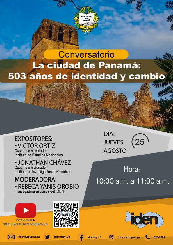 afiche: La ciudad de Panamá: 503 años de identidad y cambio