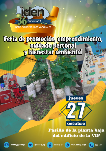 Afiche: Feria de promoción, emprendimiento, cuidado personal y bienestar ambiental
