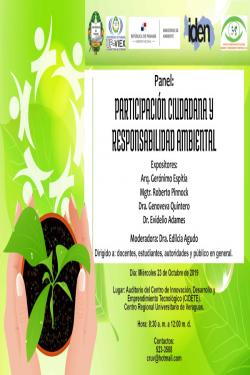 Afiche del grupo de trabajo interdisciplinario en sociendad ambiente ordenamiento