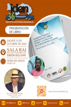 Afiche: Elementos Teóricos y metodológicos sobre el estado y la estructura de la participación ciudadana