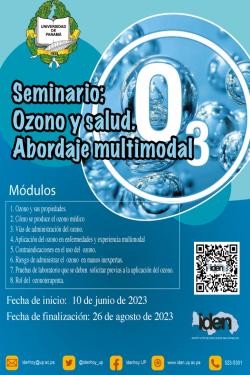 Afiche de: Ozono y salud. Abordaje multimodal