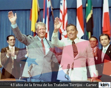 IDEN -conmemora los 43 años de la firma de los Tratados Torrijos – Carter