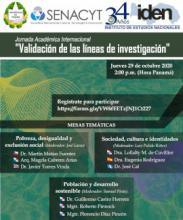 Jornada Académica Internacional virtual: “Validación de las Líneas de Investigación del IDEN