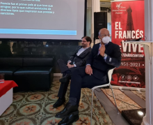 Participación en la Alianza Francesa del investigador del IDEN, Mgt. Víctor Ortiz